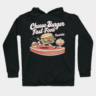 Cheese Burger Fast Food Favorite Hoodie